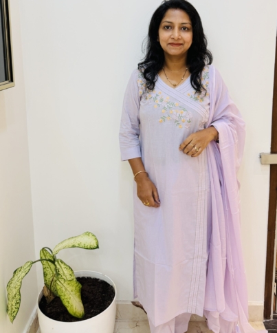 pure cotton 3PC Kurti set