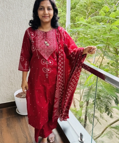 pure cotton 3PC Kurti set