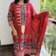pure cotton 3pc kurti  set