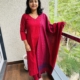 pure cotton 3pc kurti  set