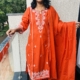 pure cotton 3pc kurti  set